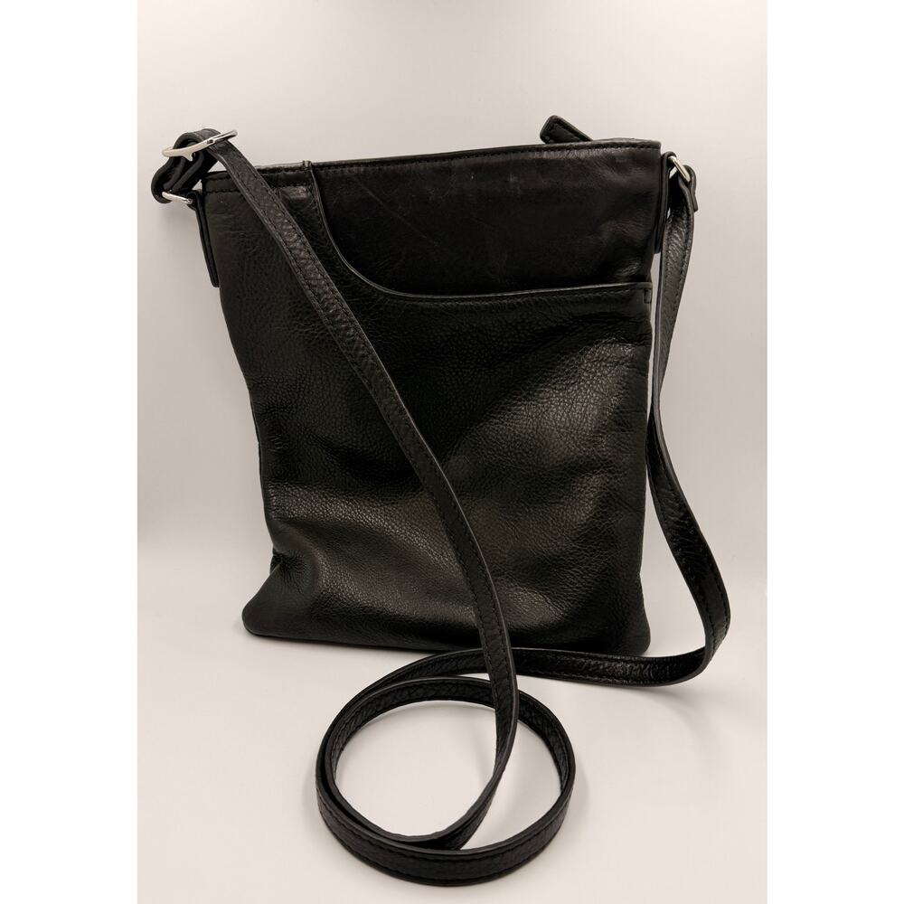 Vintage Margot Radley Soft Black Leather Cross Body